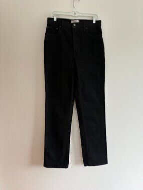 Abercrombie & Fitch 90s Straight Ultra High Rise Jeans Black Size 30 LONG